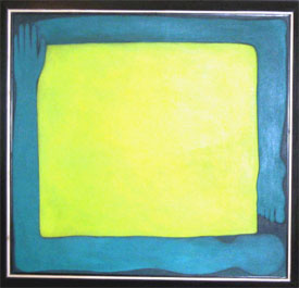 Acrylic on canvas by A. L. Aparajithan, 2001, 33.5×31.5 inches
