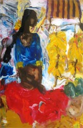 Acrylic on acrylic by J. M. S. Mani, 2007, 16×18 inches