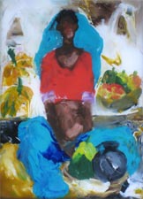 Acrylic on acrylic by J. M. S. Mani, 2008, 10×12 inches